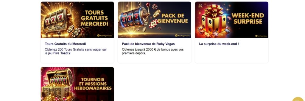 Ruby Vegas Casino Promotions